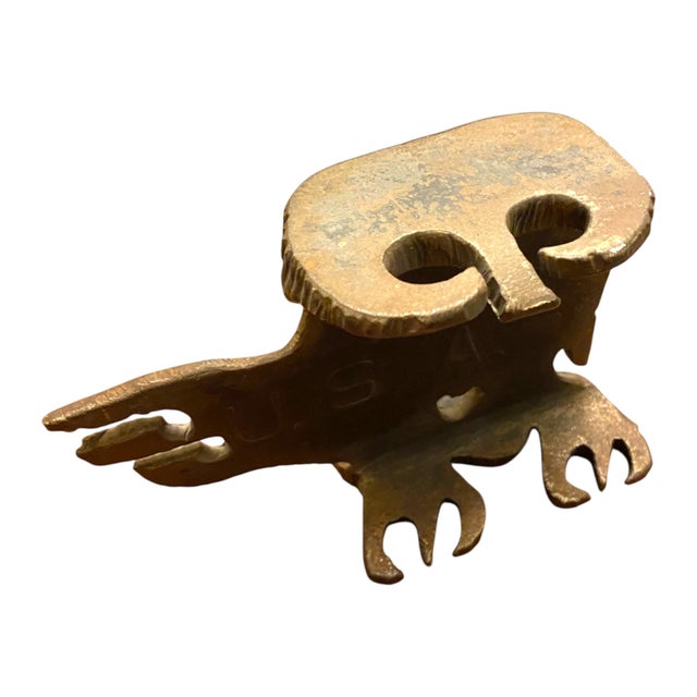 Industrial Albert Leon Wilson Torch Cut Steel Owl Vintage 1971 Sculptural Figural Metal Art Industrial Brutalist For Sale - Image 3 of 12