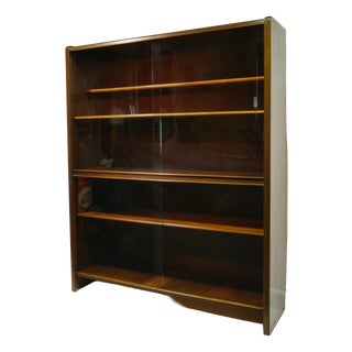 Mid-Century Modern Display Cabinet in Beech and Oak, 1960s For Sale