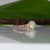 White Ethiopian Opal Cabochon Ring With Diamond Accents: Solid 14k Gold, Size 6.75 For Sale - Image 8 of 10