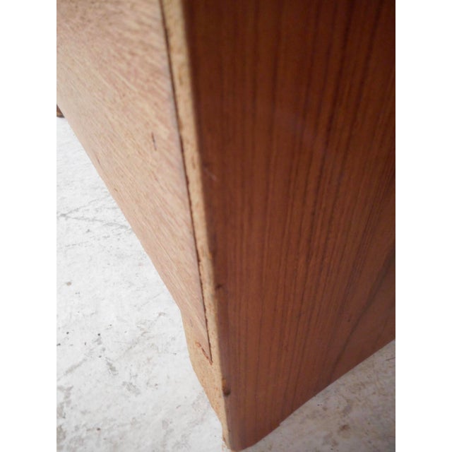 Pair of Mid-Century D-Scan Captain Line Teak Nightstands For Sale - Image 11 of 15