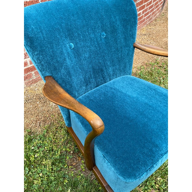 Alfred Christensen Beech Lounge Chair C. 1960s For Sale - Image 11 of 16