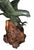 Monumental 20th Century Chinese Spinach Jade Carved Eagle on Naturalistic Base For Sale In Los Angeles - Image 6 of 11