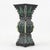 19th Century Chinese Porcelain Archaistic-Style Green and Black Glazed Vase With Taotie Motif For Sale - Image 12 of 13