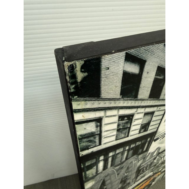 Black New York City Times Square Black & White Photography Wall Art For Sale - Image 8 of 12