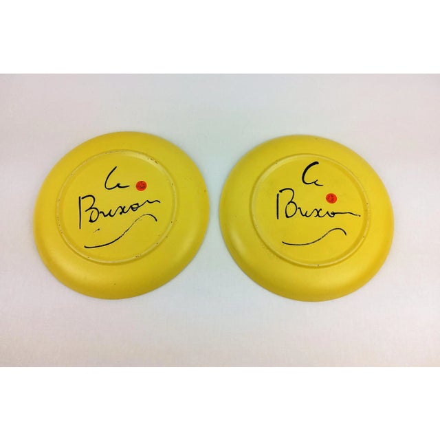 Vallauris Plates by Brescon, 1950, Set of 2 For Sale - Image 11 of 12