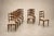 Set of Eight Brazilian Modern Dining Chairs in Caviúna & Warm Ivory Mohair, Giuseppe Scapinelli, 1950s For Sale - Image 14 of 18