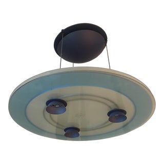 1980s Blue Aurora Pendant by Arteluce For Sale
