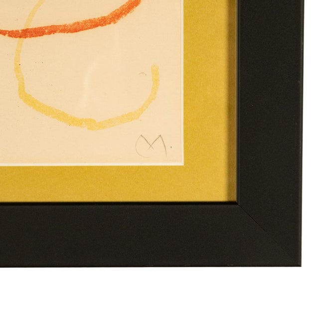 Original Signed & Numbered Surrealist Color Lithograph Obra Inèdita Recent VIII by Joan Miró, 1964 For Sale - Image 9 of 15