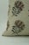 Block Printed Pillow Cover in Thick Linen for Sofa Couch or Bed 26x26 Inch- Summer Flower For Sale - Image 4 of 5