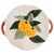 Beautiful vintage Japanese majolica fruit decorative cabinet plates with handles that will add such a happy note to your...