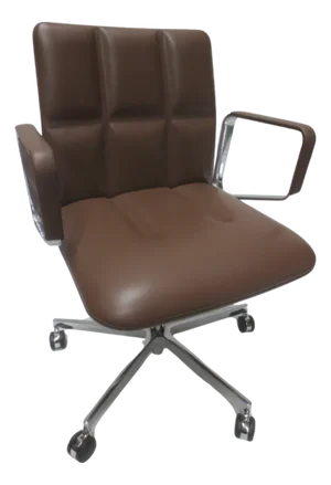 Walter Knoll Leadchair Executive Low Back Office Chair in Toffee (New)