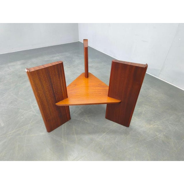 Mid-Century Danish Teak Round Coffee Table, 1960s For Sale - Image 9 of 12