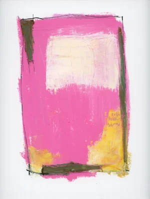 "Play Drawing #5" Contemporary Original Abstract Oil Painting by Vincent Salvati