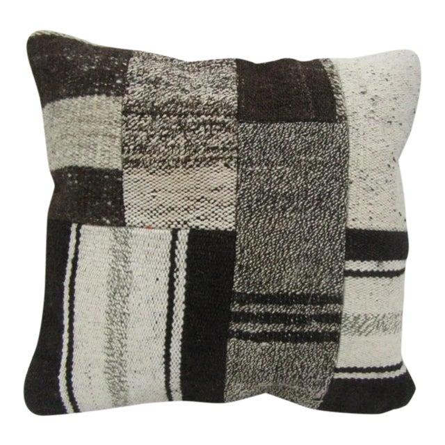 Handmade Patchwork Kilim Pillow Cover For Sale