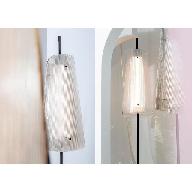 Bent Two Transparent Champagner Floor Lamp by Pulpo For Sale - Image 9 of 14