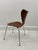 Brown Model 3107 Chairs in Teak by Arne Jacobsen for Fritz Hansen, 1960s, Set of 4 For Sale - Image 8 of 14
