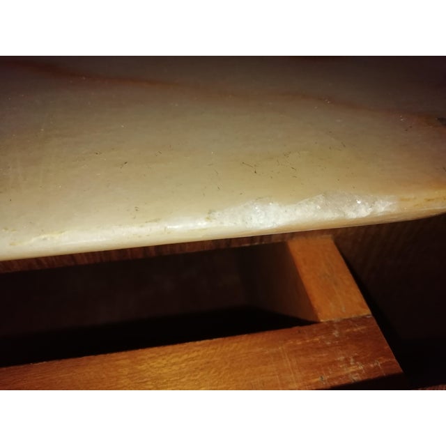 Marble and Wood Wall Console Table by Osvaldo Borsani, Italy, 1950s For Sale - Image 13 of 18