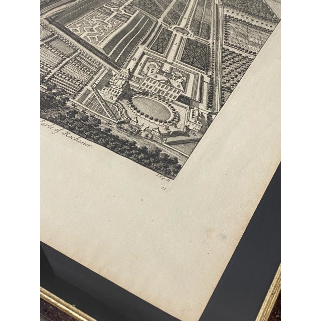 Early 18th Century 18th Century Engraving "Birdseye View of New Parke in Surrey" C.1724 For Sale - Image 5 of 12