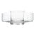 Late 20th Century Minimalist Glass Chip and Dip For Sale