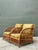 Tan Vintage Stick Rattan Lounge Chairs - A Pair For Sale - Image 8 of 12