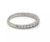 Contemporary Tiffany & Co. Harmony Diamond Platinum Band Ring - Size 5.5 For Sale - Image 3 of 6