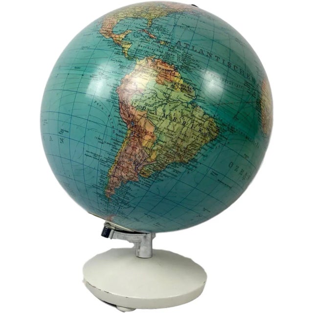 Wood Illuminated Globe from Columbus Duplex, 1970s For Sale - Image 7 of 7