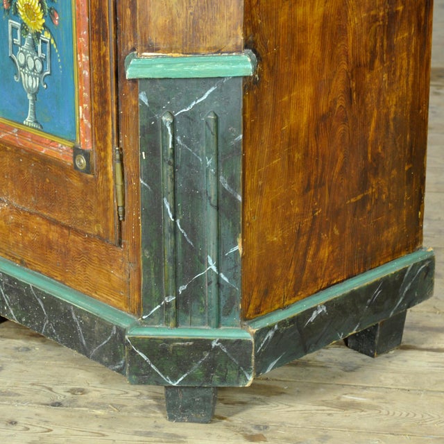 German Folk Art Wedding Chest, 1842 For Sale - Image 10 of 18