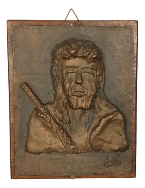 Vintage High Relief Bronze Wall Picture by Dao, 1960s