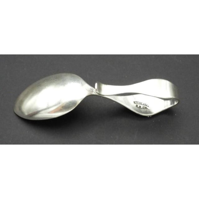 1930s Sterling Silver Nassau Bahamas Enameled Dipping Jam or Baby Spoon 1930s English Bm & Co For Sale In Monterey, CA - Image 6 of 6