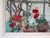 Wood Large 1985 Toni Dalton Botanical Geraniums & Window Oil on Canvas Painting, Framed For Sale - Image 7 of 12