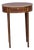 1990s Baker Colonial Williamsburg Federal Style Mahogany Oval Inlaid Side Table Rare For Sale