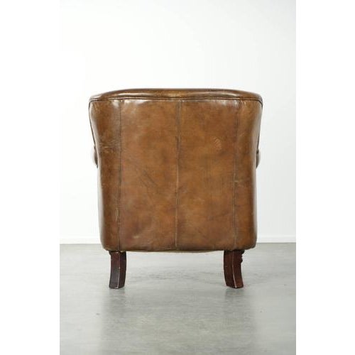 Chair in Cowhide Leather For Sale - Image 4 of 13
