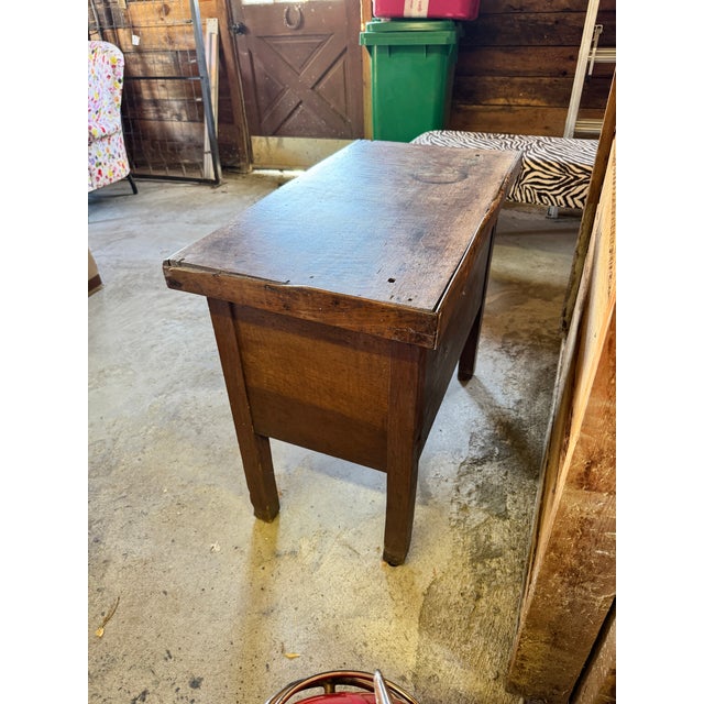 19th-Century European Provincial 4-Drawer Rustic Work Table For Sale In New York - Image 6 of 11