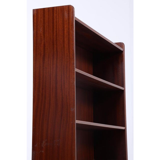 Wood Vintage Mahogany Bookcase, 1960s For Sale - Image 7 of 11