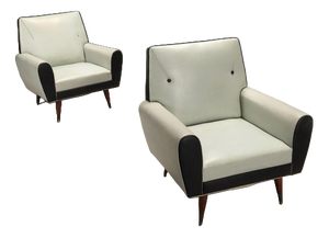Vintage Lounge Chairs, 1960s, Set of 2