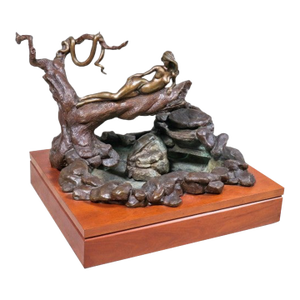 Mid 20th Century Kelly Farrell Bronze Fountain "Eve"