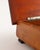 This wooden box features a finely crafted marquetry landscape depicting a mountain range, a winding path and a grazing...