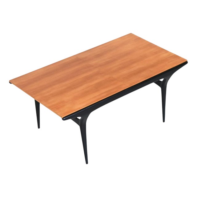 T4 Dining Table in Beech by Alfred Hendrickx for Belform, Belgium, 1958 For Sale