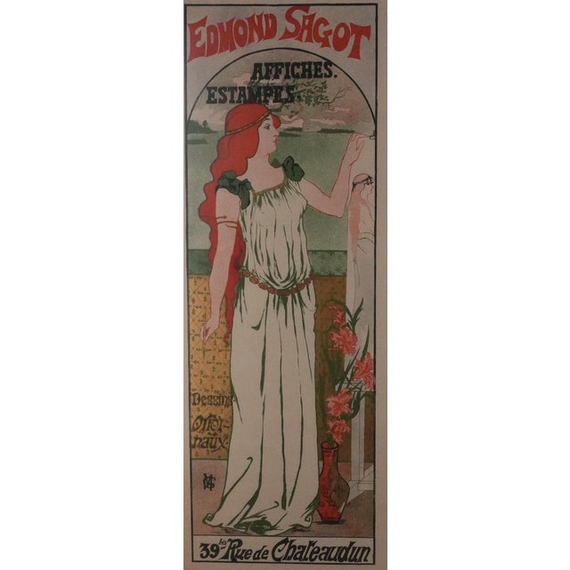 Gustave MARIE (19th-20th centuries) The Painter and the Print Collector, 1897 Original lithograph Signed in the plate On...