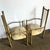 Postmodern Sculpted Tan Over Black Crackle Finished Dining Chairs - Set of 6 For Sale In Miami - Image 6 of 12