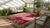 1920s Red Burgundy Floral Antique Chinese Art Deco Carpet 9' X 11'7" Knotted Wool Rug For Sale - Image 14 of 15