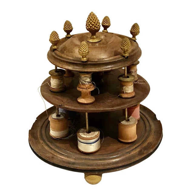 French 19th Century French Empire Thread Holder For Sale - Image 3 of 5