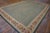 French Delictate Border Floral in Empire Style With Green Open Field Antique French Aubusson Rug For Sale - Image 3 of 9