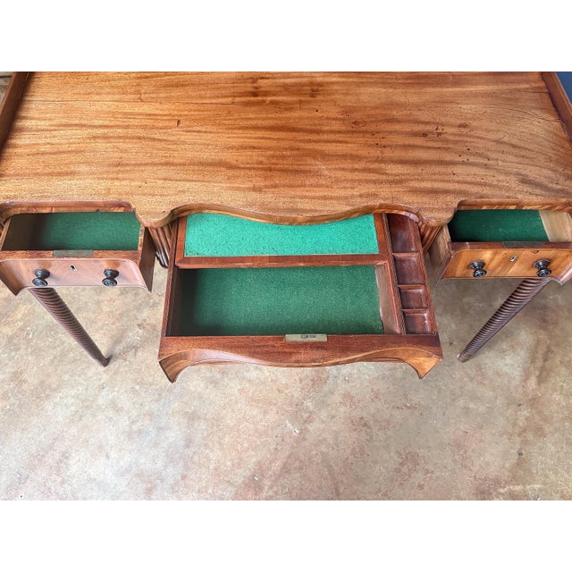 Scottish Writing Table or Desk of Mahogany From Regency Era For Sale In Austin - Image 6 of 17