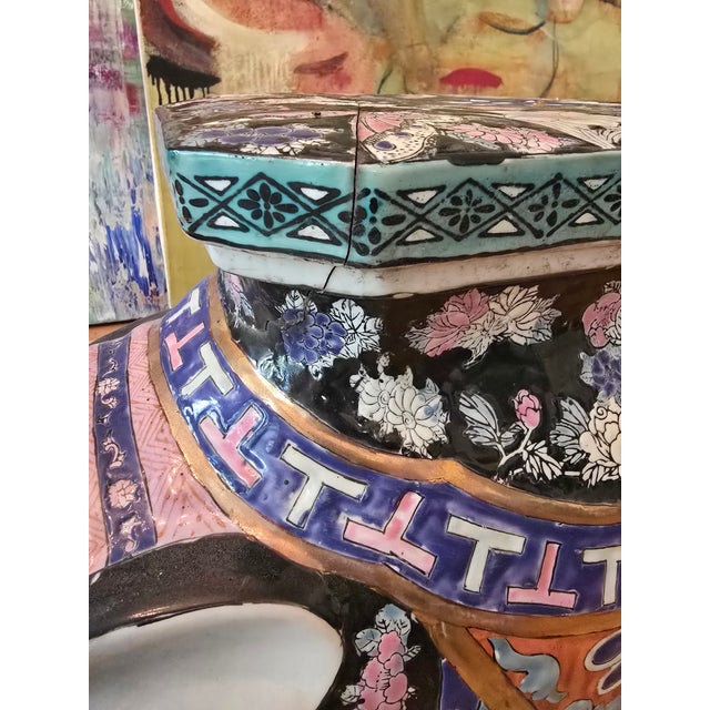 Mid-Century Modern Mid Century Modern Hollywood Glamour Chinese Elephant For Sale - Image 3 of 11