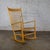Mid-Century Modern Late 20th Century Scandinavian Modern Rocking Chair Model J16 by Hans Wegner Beechwood & Natural Cord Seat For Sale - Image 3 of 17