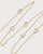 Contemporary Roberto Coin, 18k Yellow Gold and Diamond Station Necklace For Sale - Image 3 of 4