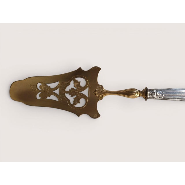 Louis XVI Silver Pie Server from Brosse & Cie, 1890s For Sale - Image 6 of 13