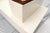 Mid-Century Modern Mid Century Modern Double Pedestal Thick Cream Off-White Lacquer Coffee Table For Sale - Image 3 of 11