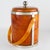 Christofle Christofle Chrome and Red Tea Amber Lucite Barware Ice Bucket, circa 1970 For Sale - Image 4 of 15